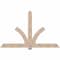 Ekena Millwork Redmond Smooth Timber Gable Bracket, Douglas Fir, 84"W x 53"H x 3 1/2"D x 5 1/2"F, 15/12 Pitch GBW084X53X0406RED00SDF - alternate 1